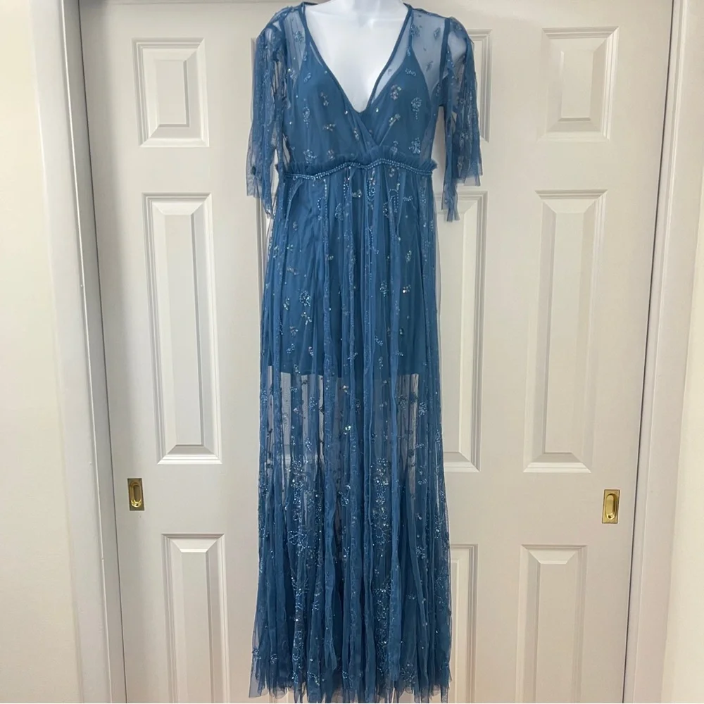 Free People Sascha Sequin Maxi Dress